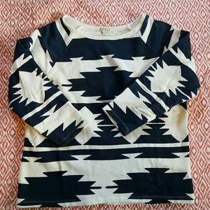 DONATED - F21 geometric sweater top