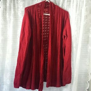 Festive Red Sweater/cardigan