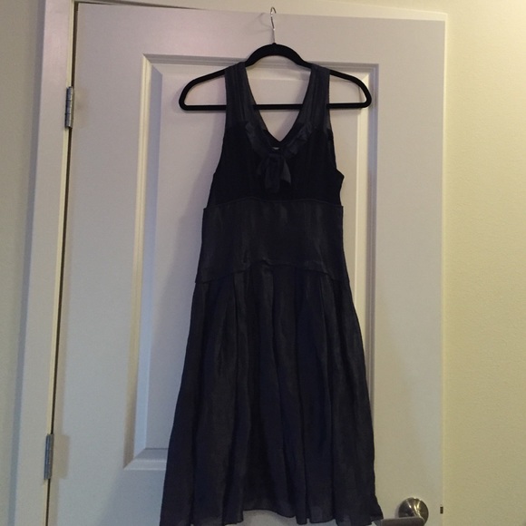 Diane von Furstenberg Navy Blue silk dress