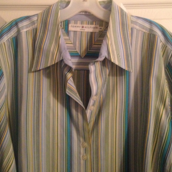 Long-sleeved Tommy Hilfiger cotton shirt