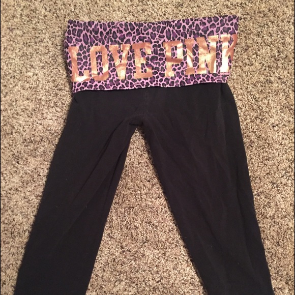 Victoria secret Pink yoga pants (cropped)