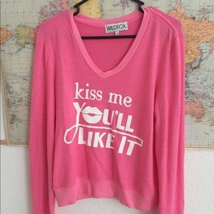 Xs Pink Wildfox Sweater