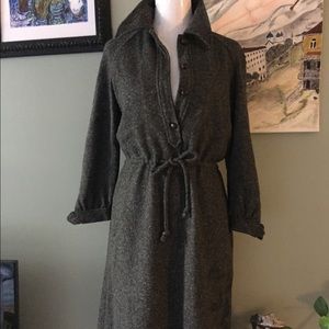 Authentic Oscar De La Renta wool casual dress