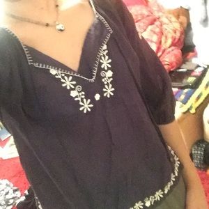 forever 21 boho blouse