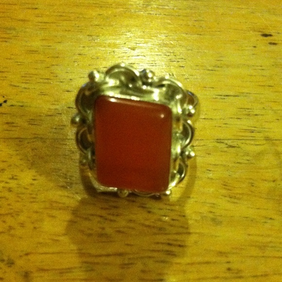 Vintage carnelian ring