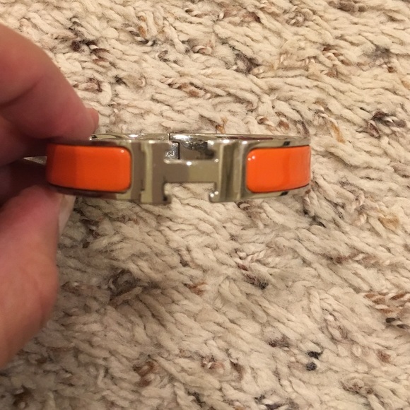 Hermes Clic H PM size in orange color