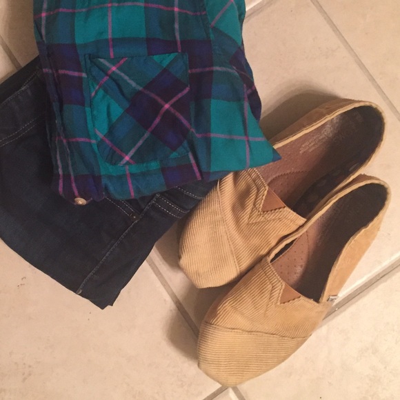 Used corduroy TOMS size W8.5