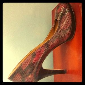 Snake skin 4" heels