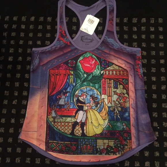 Hot Topic Tops - Disney Beauty and The Beast