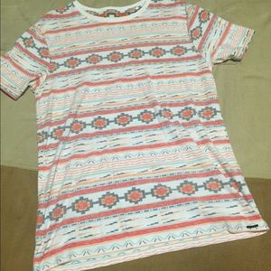 Men's Short Sleeve T-Shirt with Pattern.