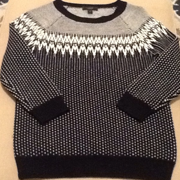 J crew X small sweater black