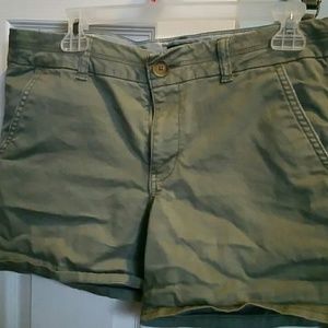Olive shorts