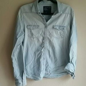 SOLD American Eagle Chambray Shirt