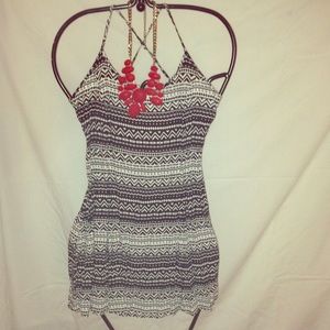 Black and white tribal Forever 21 dress