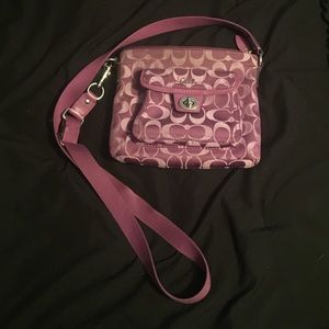 Purple coach cross body! 💜💜
