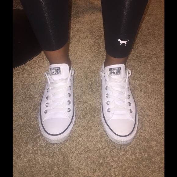 All white converse