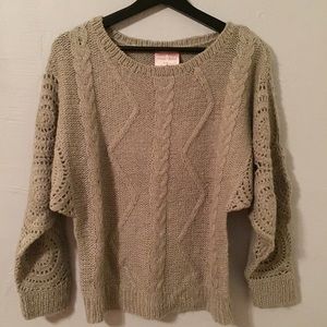 Light gray oversized sweater