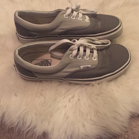 Two toned gray vans