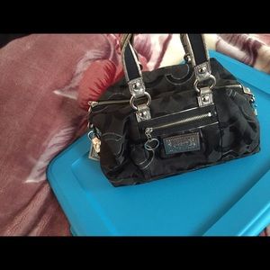 Coach signature canvas/leather bag