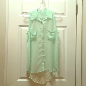 Light green tank top from Nordstrom
