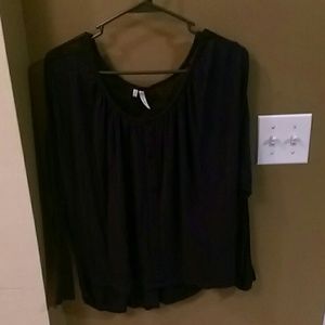 Long sleeve navy blue with Lace