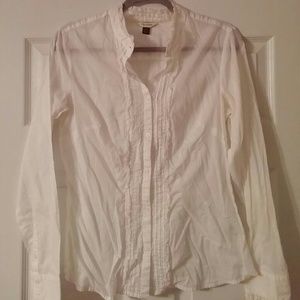 White button down