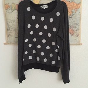 Wildfox polka dot sweater