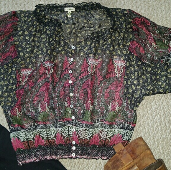 PRICE DROP Very Sheer detailed blouse