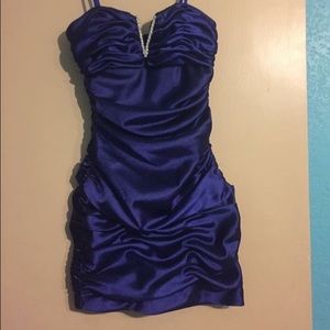 Short navy dress