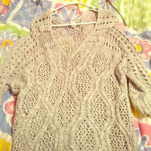 Oversized knit sweater