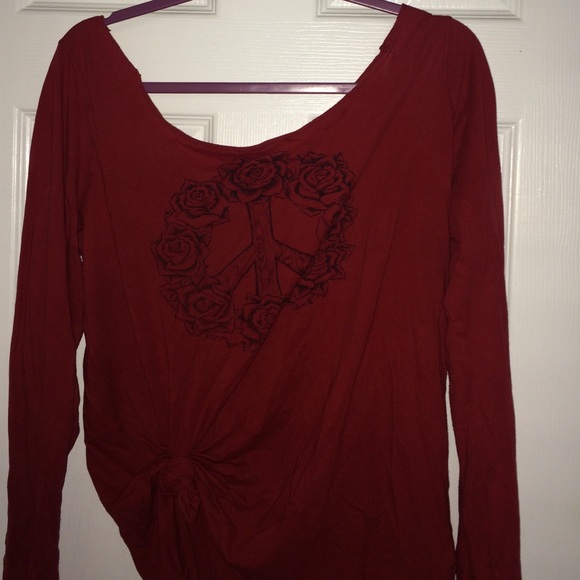 off the shoulder long sleeve