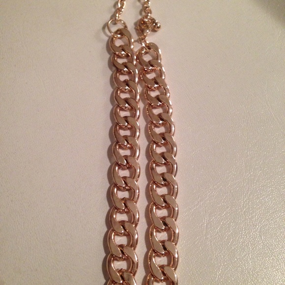 Rose gold chain necklace