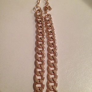 Rose gold chain necklace