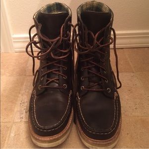 Sperry Leather Lace Up Boots Sz 7.5