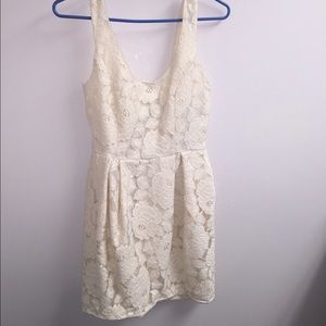 Cream and gold Dress - size 2/4