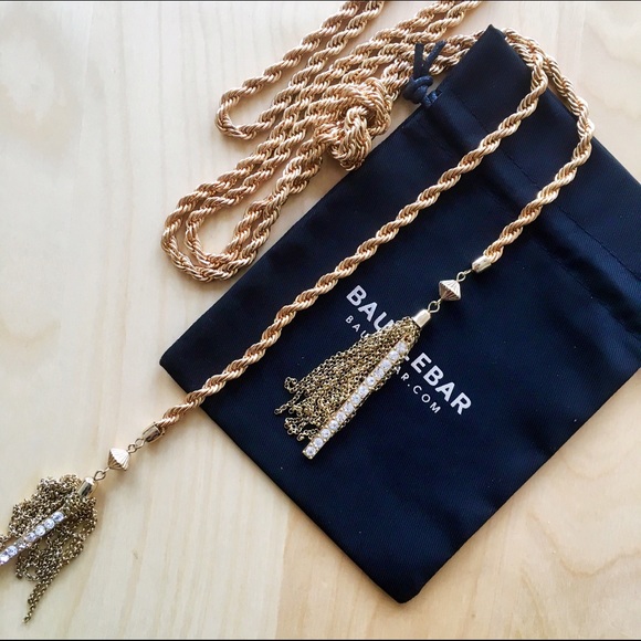 🍓BaubleBar Gold Iced Lariat Pendant