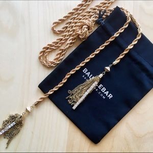 🍓BaubleBar Gold Iced Lariat Pendant