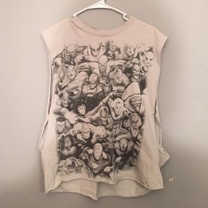 Marvel Heroes Muscle Tee