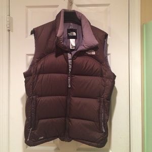 The North Face brown vest