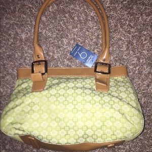 A green Nine West purse