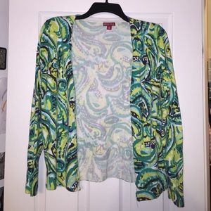 Abstract cardigan