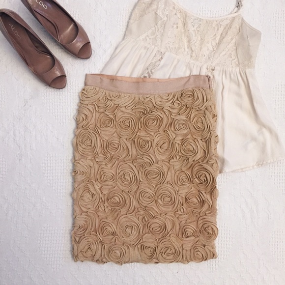 Banana Republic Rosette Skirt