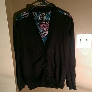 Multicolored Cardigan plus sized size 1