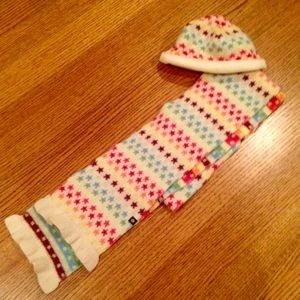 Gap starry scarf and hat set