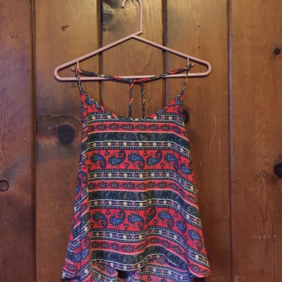 Pattern Flowy Shirt