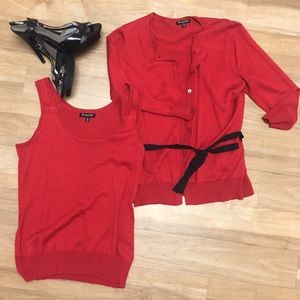 Massimo Dutti Women's Silk & Cashmere Cardigan Set