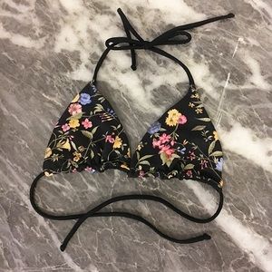 San Lorenzo floral bikini top