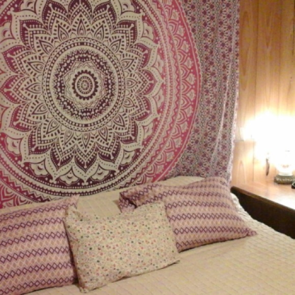Pink purple Ombre Tapestry