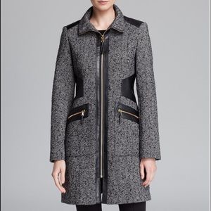 Authentic Via Spiga Coat- Donegal Tweed