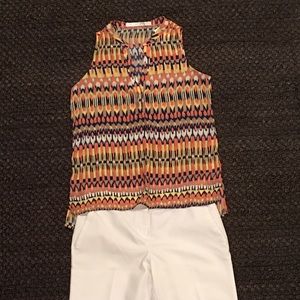 Mina Split Neck Blouse